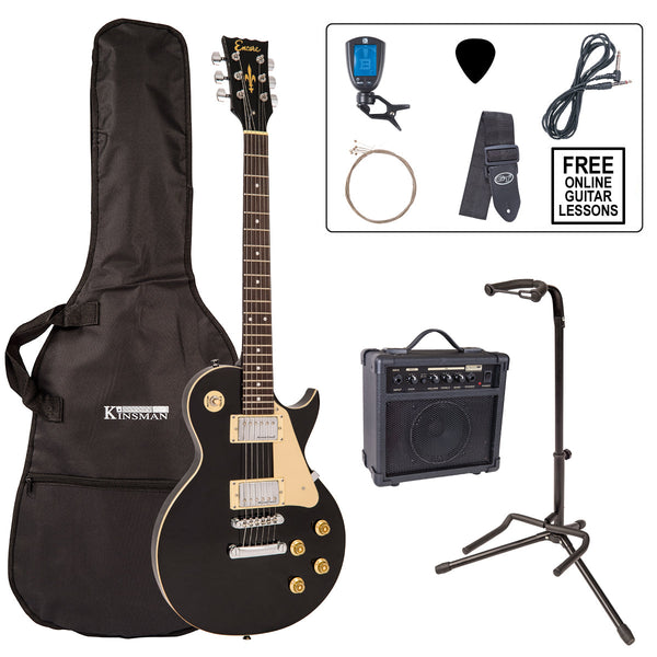 Encore E99 Electric Guitar Pack ~ Gloss Black