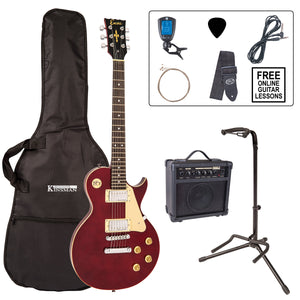 Encore E99 Electric Guitar Pack ~ Wine Red