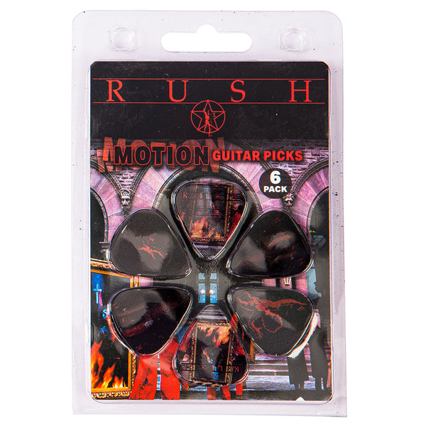 Perri's 6 Motion Guitar Pick Pack ~ Rush