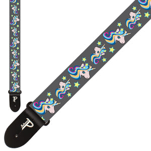 Perri's Kids Length Polyester Webbing Strap ~ Rainbow Unicorns