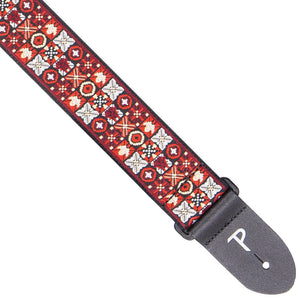 Perri's Cotton Jacquard Guitar Strap ~ O's