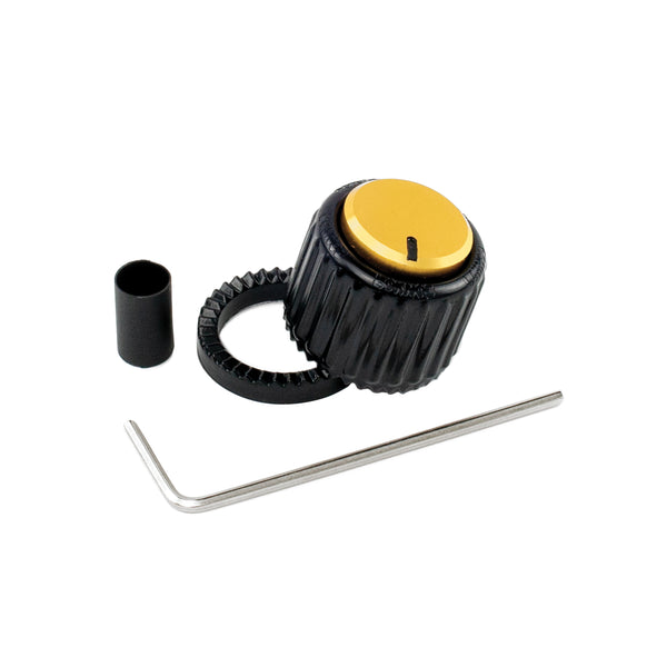 D'Addario LokNob Large - Black/Gold