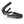 Thalia Exotic Series Shell Collection Capo ~ Black Chrome with Ebony Inked Inlay