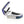 Thalia Exotic Series Shell Collection Capo ~ Chrome with Blue Abalone Inlay