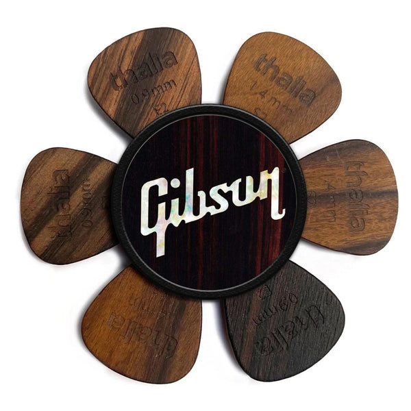 GibsonÂ® by Thalia Pick Puck ~ Black Ebony with Gibson Pearl Logo