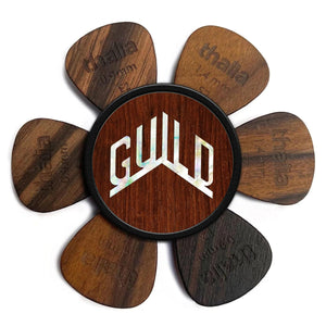 GuildÂ® by Thalia Pick Puck ~ Rosewood with Guild Pearl Logo
