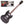 Vintage V69 Coaster Series Electric Guitar Pack ~ Boulevard Black