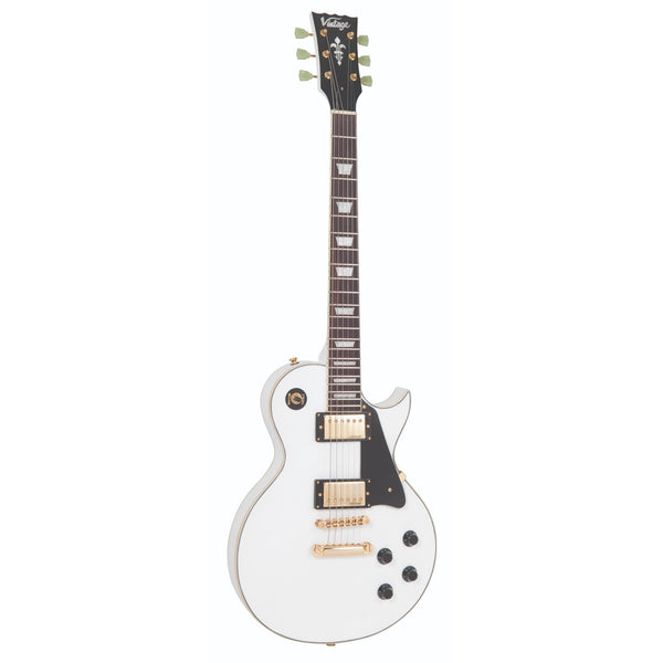 Vintage V100AW Les Paul in Arctic White