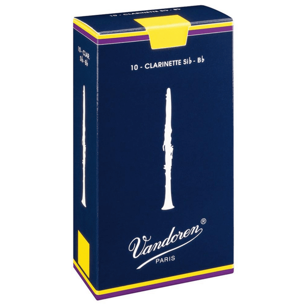 Vandoren Bb Clarinet Reeds Traditional | Box of 10