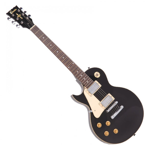 Encore E99LBLK Les Paul Style Electric Guitar Black LEFT HANDED