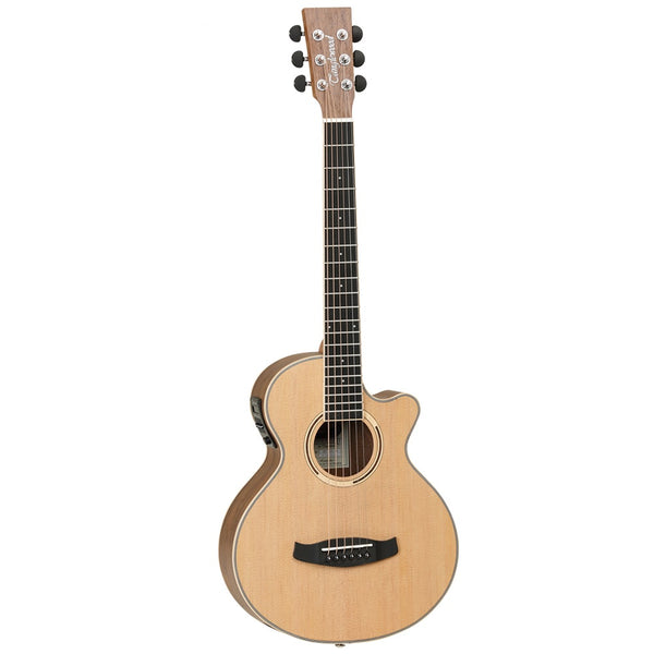 Tanglewood DBT TCE BW Travel Electro acoutic with cutaway.